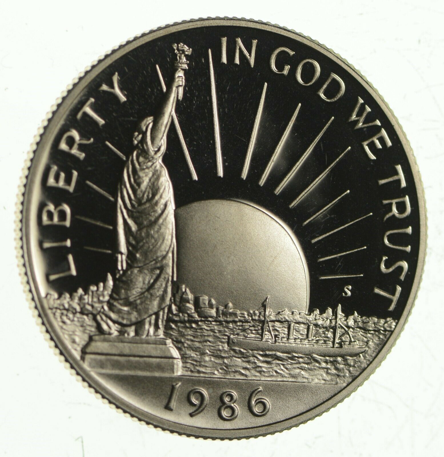 Proof 1986 Statue Of Liberty 100th Us Mint Half Dollar Modern Commemorative